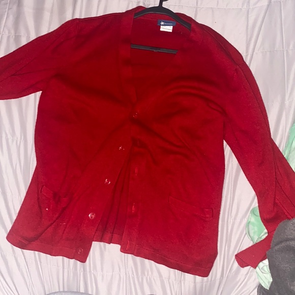 Red Cardigan - Picture 2 of 2